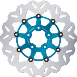 Disque de frein Galfer flottant wave bleu