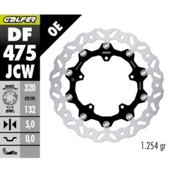 Disque de frein Galfer wave flottant