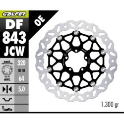 Disque de frein Galfer wave flottant