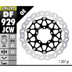 Disque de frein Galfer wave flottant