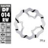 Disque de frein Galfer fixe wave rainuré