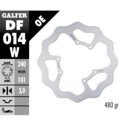 Disque de frein Galfer fixe wave