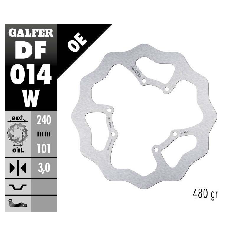 Disque de frein Galfer fixe wave