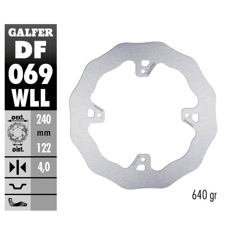 Disque de frein Galfer fixe wave fixe Disque de frein Galfer fixe wave fixe