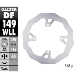 Disque de frein Galfer fixe wave fixe