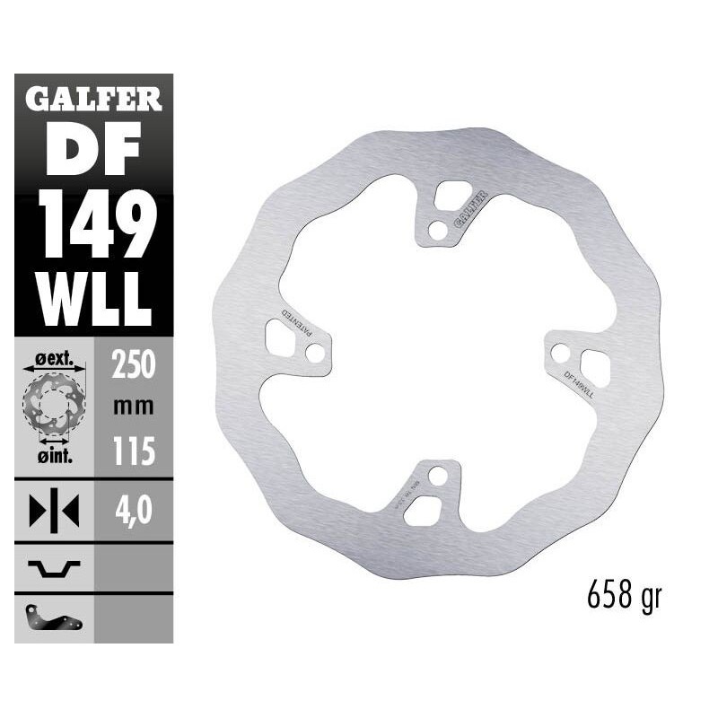 Disque de frein Galfer fixe wave fixe Disque de frein Galfer fixe wave fixe