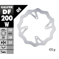 Disque de frein Galfer fixe wave