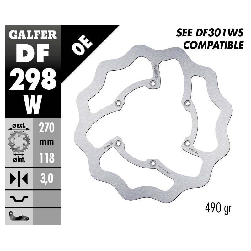 Disque de frein Galfer fixe wave