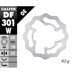 Disque de frein Galfer fixe wave