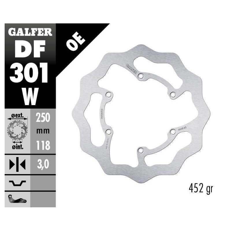 Disque de frein Galfer fixe wave