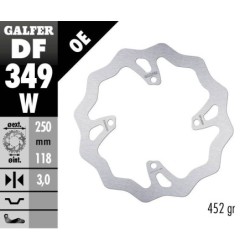 Disque de frein Galfer fixe wave