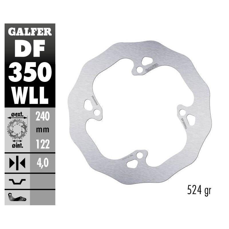 Disque de frein Galfer fixe wave fixe Disque de frein Galfer fixe wave fixe