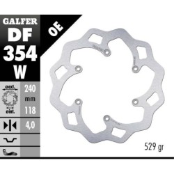 Disque de frein Galfer fixe wave