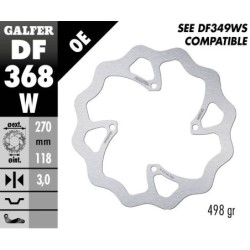Disque de frein Galfer fixe wave