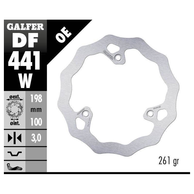 Disque de frein Galfer fixe wave Disque de frein Galfer fixe wave
