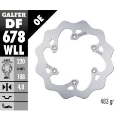 Disque de frein Galfer fixe wave fixe