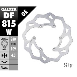 Disque de frein Galfer fixe wave