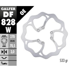 Disque de frein Galfer fixe wave