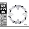 Disque de frein Galfer fixe wave rainuré