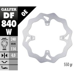 Disque de frein Galfer fixe wave 240mm