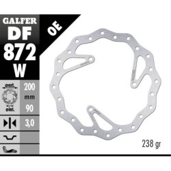 Disque de frein Galfer fixe wave 200mm