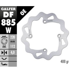 Disque de frein Galfer fixe wave 220mm