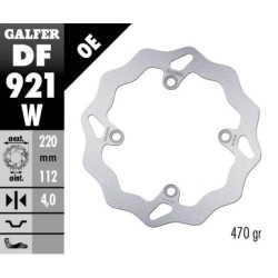 Disque de frein Galfer fixe wave