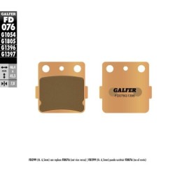 Plaquettes de frein Galfer sintered off road sinter street