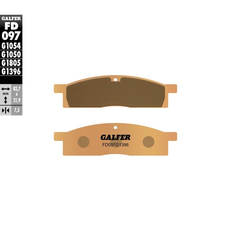 Plaquettes de frein Galfer sintered off road street Plaquettes de frein Galfer sintered off road street