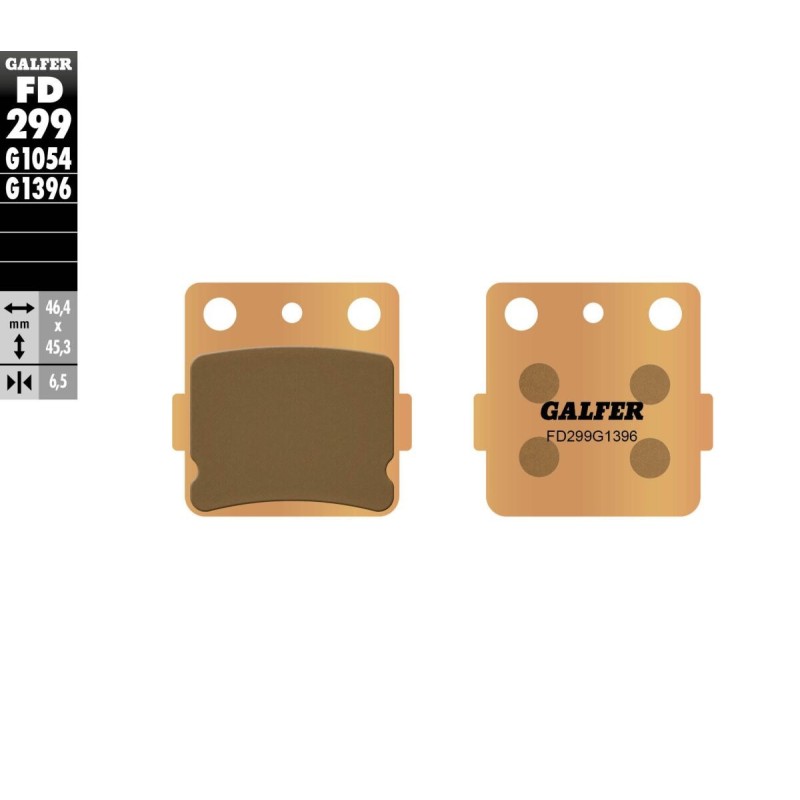 Plaquettes de frein Galfer sintered off road sinter street Plaquettes de frein Galfer sintered off road sinter street