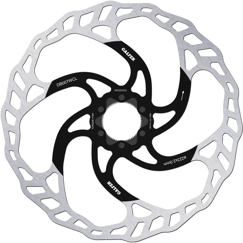 Disque de frein Galfer wave 223x2.0mm centerlock