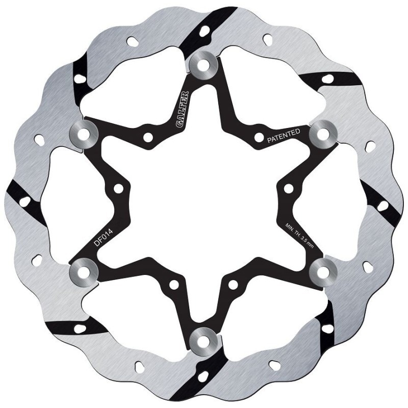 Disque de frein Galfer flottant wave rainuré 270mm Disque de frein Galfer flottant wave rainuré 270mm