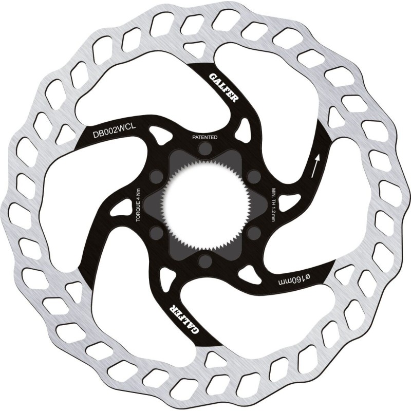Disque de frein Galfer wave 160x1.8mm centerlock