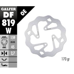 Disque de frein Galfer wave fixe