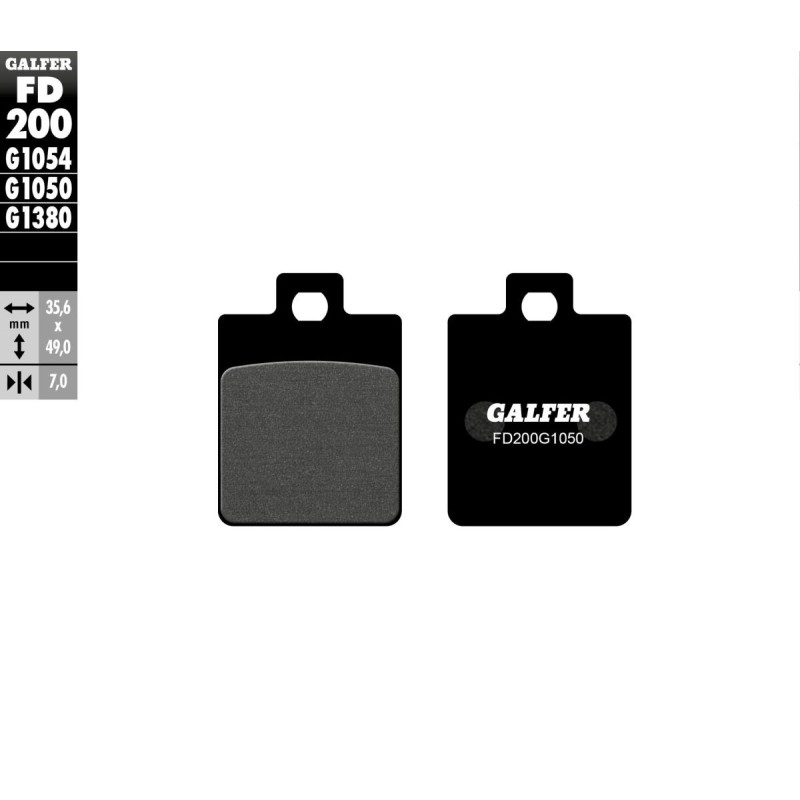 Plaquettes de frein Galfer street organique Plaquettes de frein Galfer street organique
