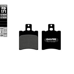 Plaquettes de frein Galfer street organique