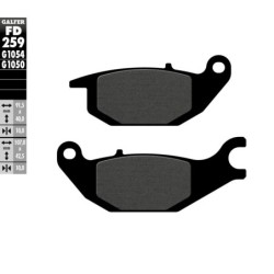 Plaquettes de frein Galfer semi metal