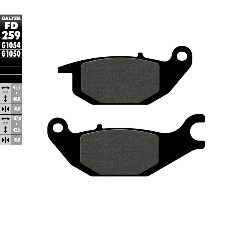 Plaquettes de frein Galfer semi metal Plaquettes de frein Galfer semi metal