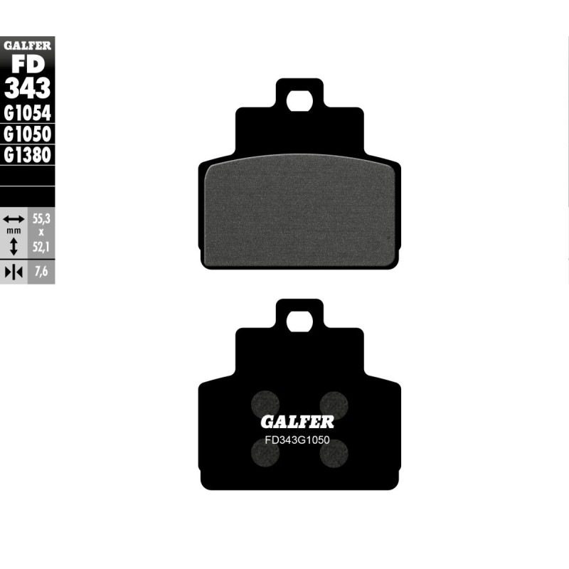 Plaquettes de frein Galfer street organique Plaquettes de frein Galfer street organique