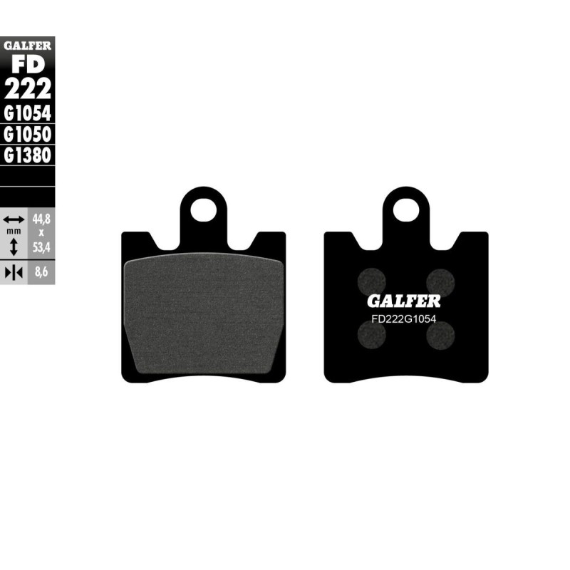 Plaquettes de frein Galfer street organique Plaquettes de frein Galfer street organique