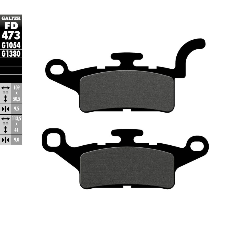 Plaquettes de frein Galfer semi metal Plaquettes de frein Galfer semi metal