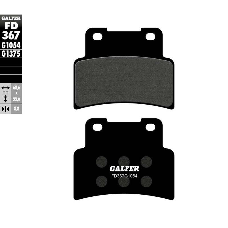 Plaquettes de frein Galfer semi metal Plaquettes de frein Galfer semi metal