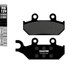 Plaquettes de frein Galfer semi metal