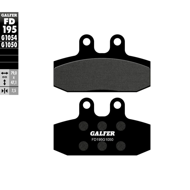 Plaquettes de frein Galfer semi metal Plaquettes de frein Galfer semi metal