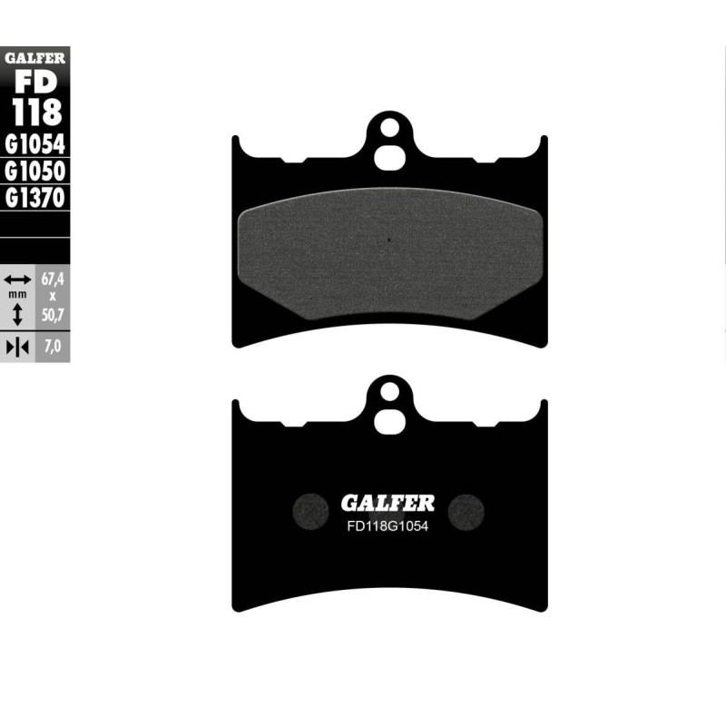 Plaquettes de frein Galfer semi metal Plaquettes de frein Galfer semi metal