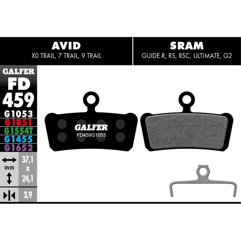 Plaquettes de frein Galfer Performance