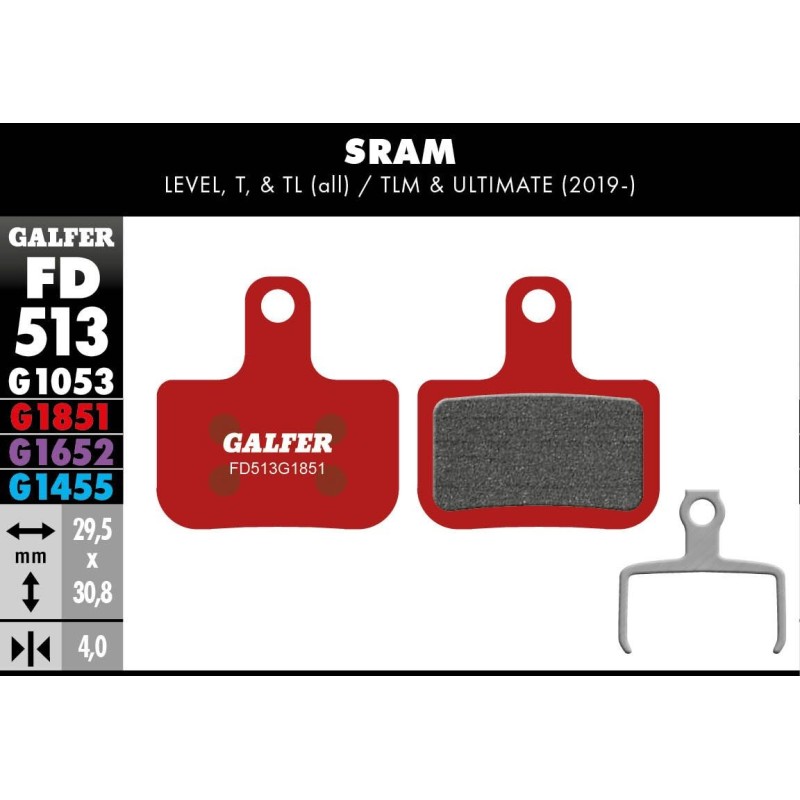 Plaquettes de frein Galfer haut de gamme