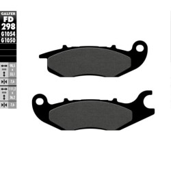 Plaquettes de frein Galfer semi metal hon avant