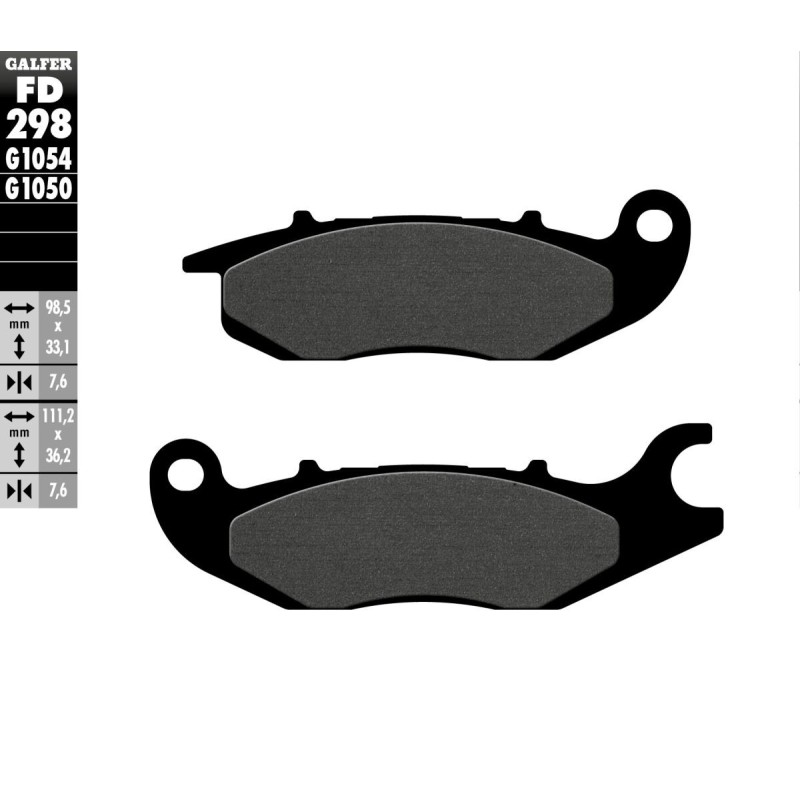 Plaquettes de frein Galfer semi metal hon avant Plaquettes de frein Galfer semi metal hon avant