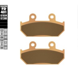Plaquettes de frein Galfer sintered street